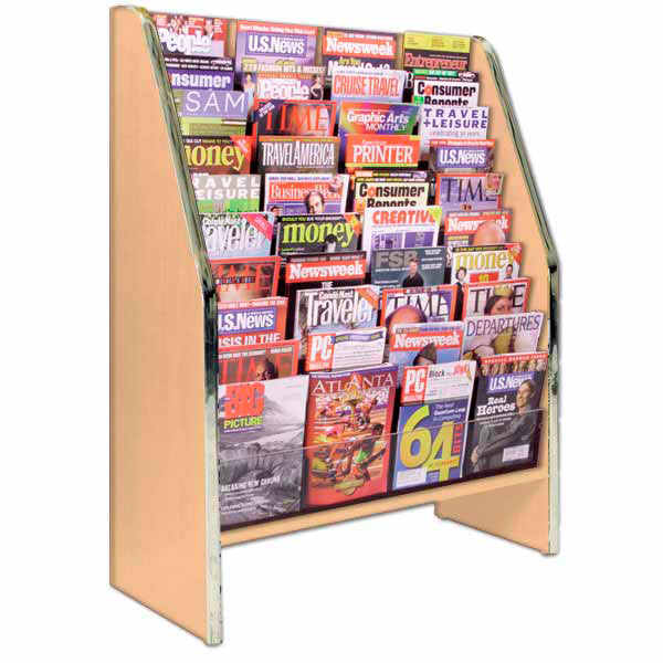 Magazine Wooden Display Stand