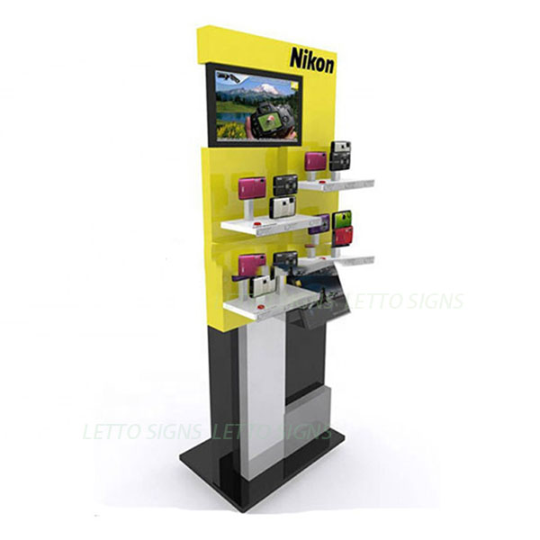 Custom pos & pop display fsdu store supply floor stand